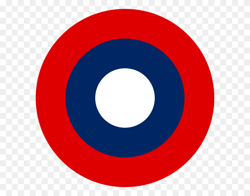 600x600 Us Army Air Roundel - Std Clipart