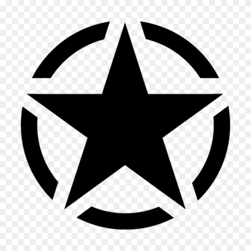 800x800 Us Army Star Decal - Us Army Logo PNG