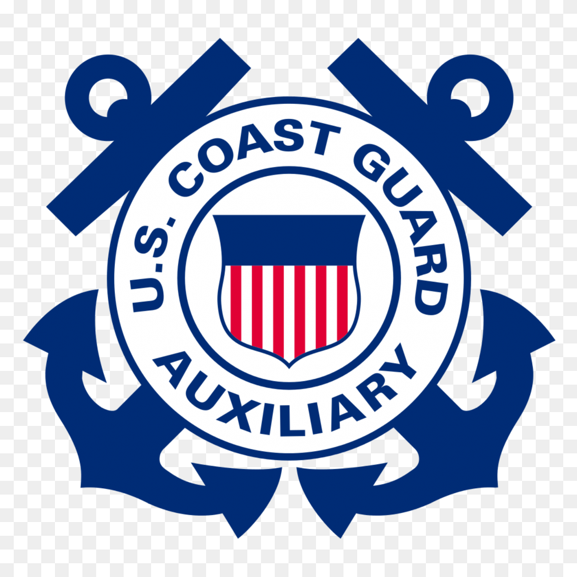 1024x1024 Us Coast Guard Auxiliary Partnership - Coast Guard Logo PNG