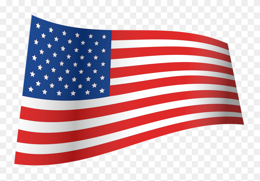 2000x1346 Флаг Сша - Развевающийся Американский Флаг Png