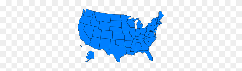 300x189 Mapa De Estados Unidos Png, Imágenes Prediseñadas Para Web - Mapa De Estados Unidos Clipart