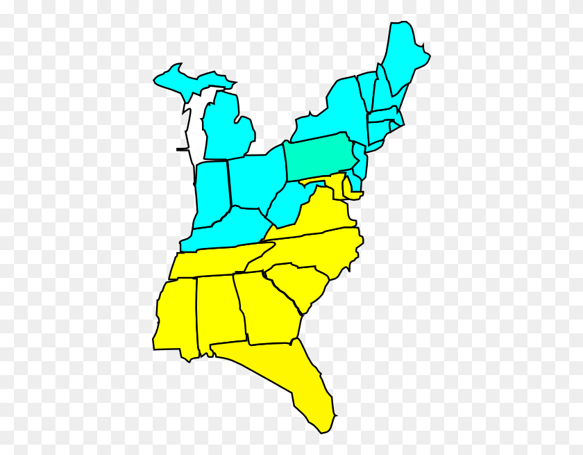 402x595 Mapa De Estados Unidos Imágenes Prediseñadas Regionales - Imágenes Prediseñadas De La Región