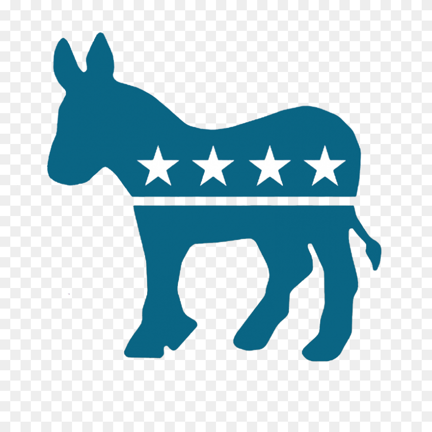 795x795 Estados Unidos Partidos Políticos - Burro Demócrata Imágenes Prediseñadas
