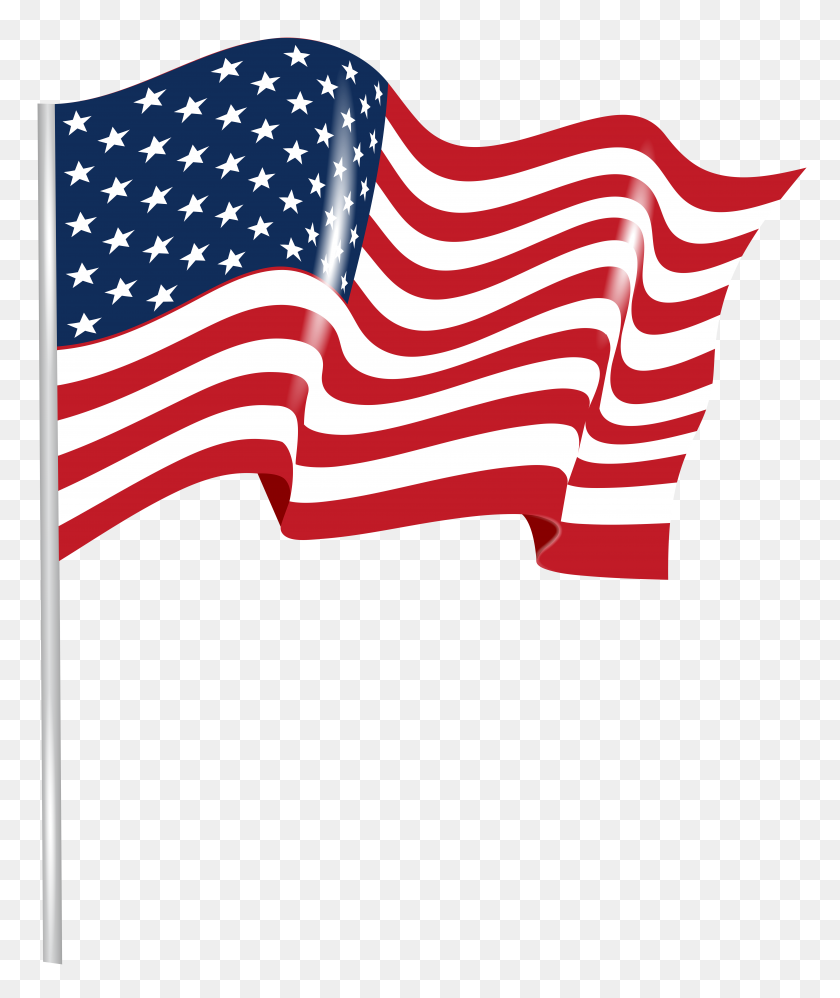 6647x8000 Us Waving Flag Transparent Png Clip Art Gallery - Waving American Flag Clip Art