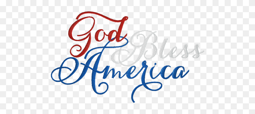519x315 Usa Emroiderific - God Bless America Clipart