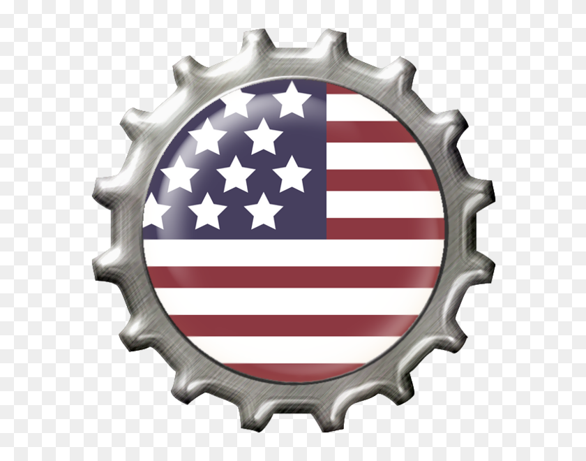600x600 Usa Flag Decoration Png Clipart Of July Usa Flag - American Flag Transparent PNG