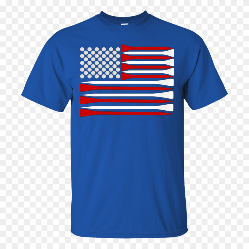 1155x1155 Bandera De Estados Unidos Para Golfista, Camiseta De Manga Larga, Bandera De Golf De Estados Unidos - Camiseta De Golf Png