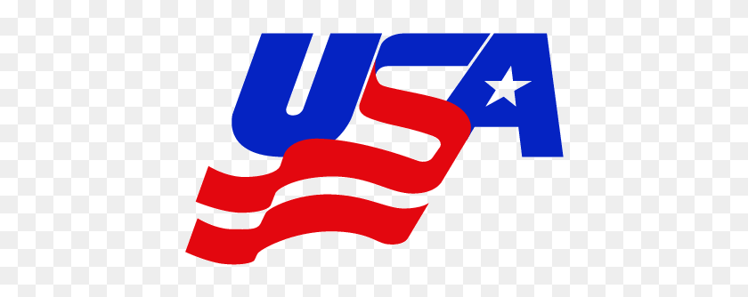 446x274 Usa Hockey Logos, Kostenloses Logo - Usa Outline Clipart