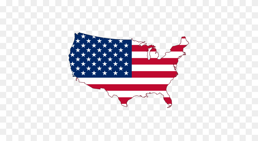 400x400 Usa Map Png Images Free Download - American Flag Clip Art PNG