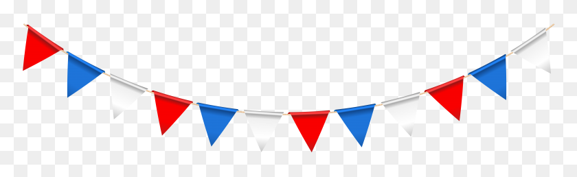 13340x3395 Usa Streamer Png Clip Art - Free Clipart 4th Of July Borders