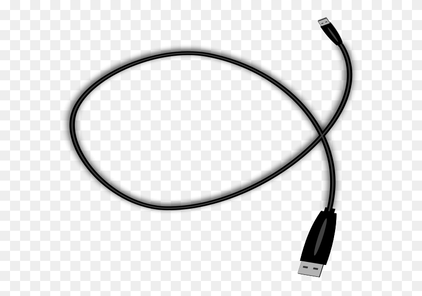 600x530 Usb Cable Tech Png Clip Arts For Web - Cable Car Clipart