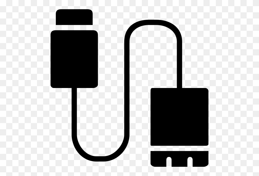 512x512 Usb Cable, Usb Cable, Usb Cord Icon With Png And Vector Format - Cord PNG