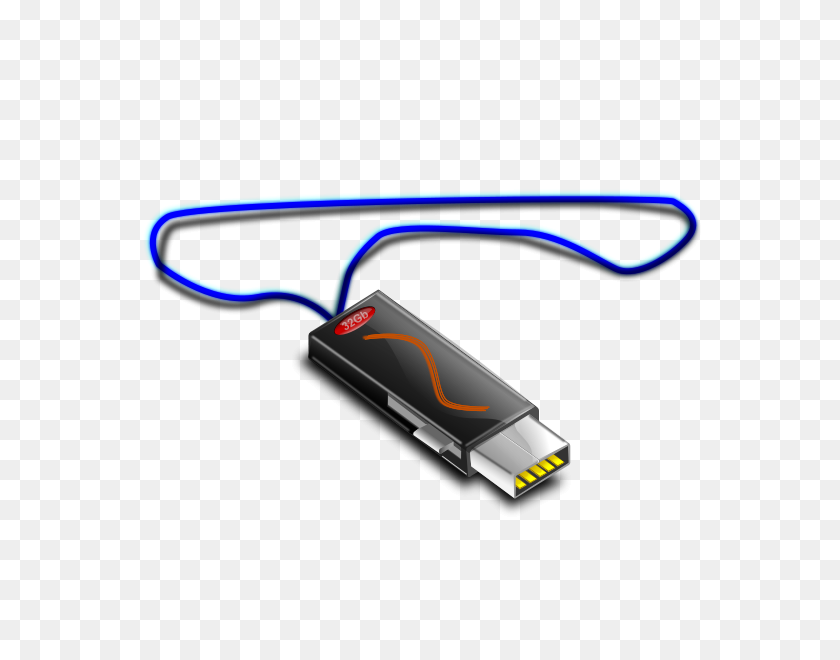 600x600 Usb Stick Clipart Png For Web - Usb Clipart