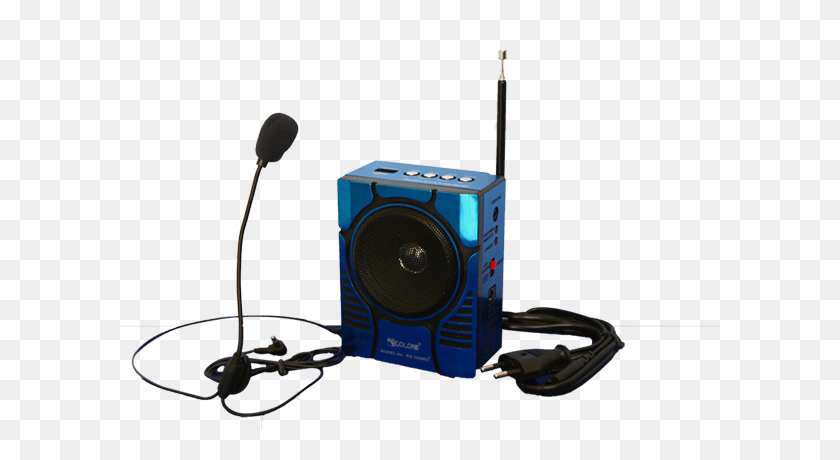 600x400 Usbsd Reproductor De Música De Radio Fm Con Micrófono Rx Sikko - Micrófono De Radio Png
