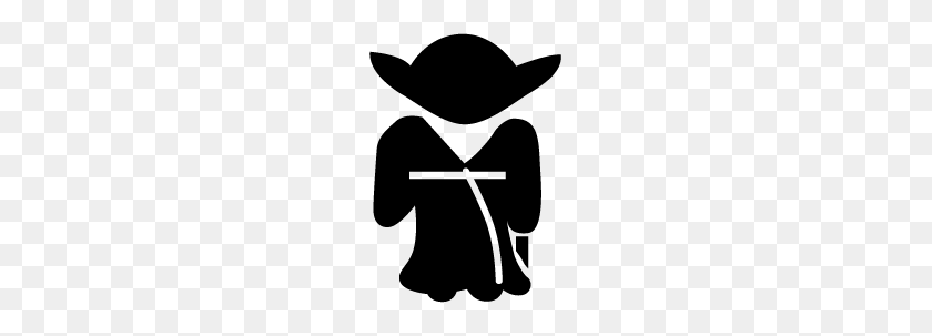 173x243 Use The Force - Yoda Clipart Black And White