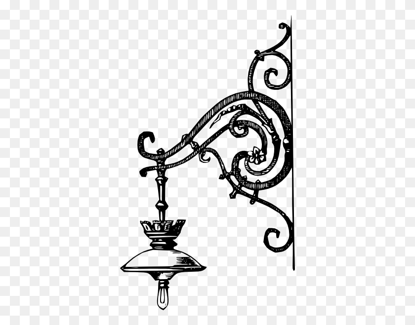 354x599 Use The Form Below To Delete This Lamp Post Clip Art Image - Street Lamp Clipart