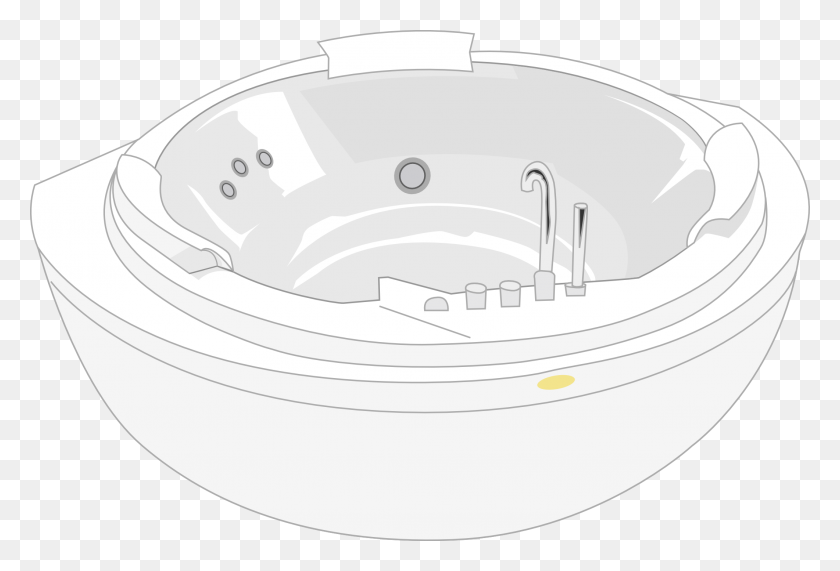 2122x1392 Use This Clip Art On Your - Free Bathtub Clipart