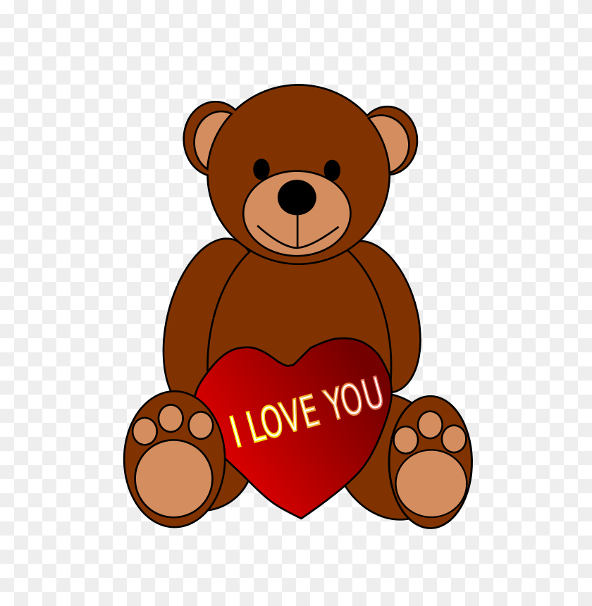 566x800 Use This Clip Art On Your Love Cheryl's Clipart - Stuffed Bear Clipart