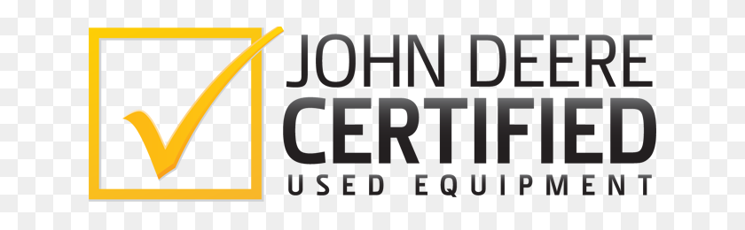 640x200 Used Farm Agricultural Equipment - John Deere Logo PNG