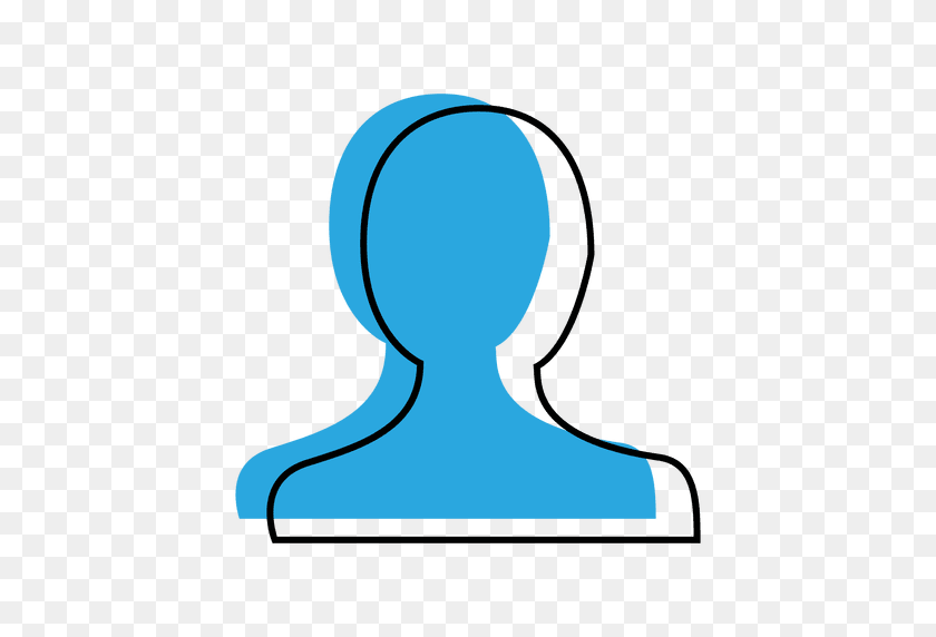 512x512 User Profile Blue Icon - Profile Icon PNG