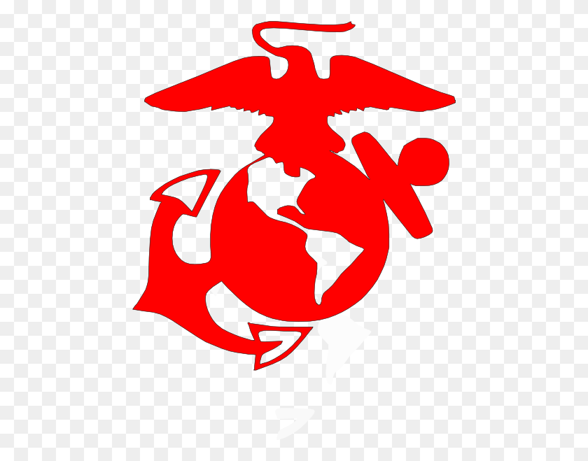 462x599 Usmc Красный Клипарт - Логотип Usmc Клипарт