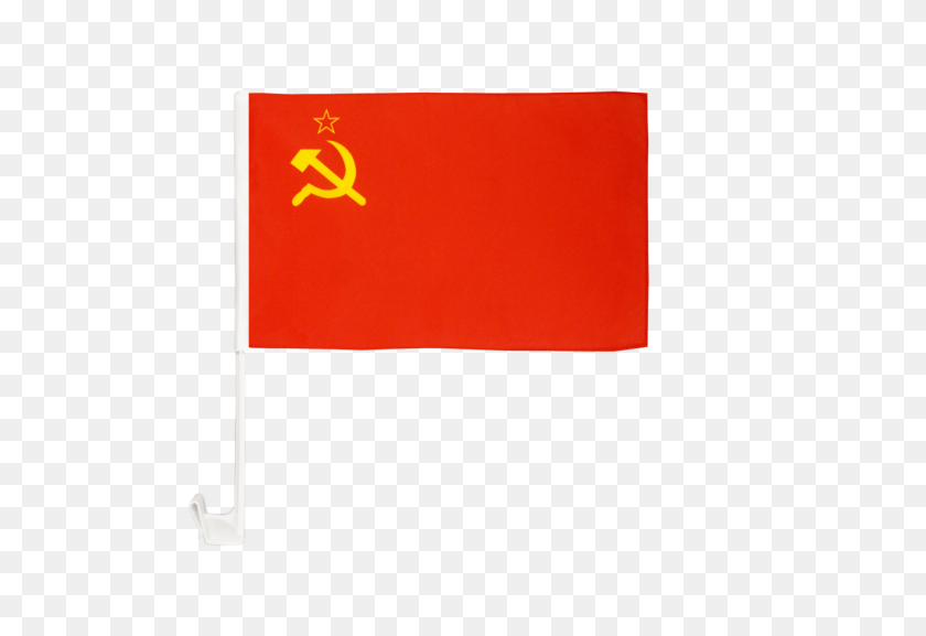 1500x996 Ussr Soviet Union Car Flag - Soviet PNG