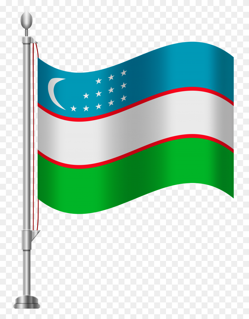 6141x8000 Png Флаг Узбекистана Клипарт