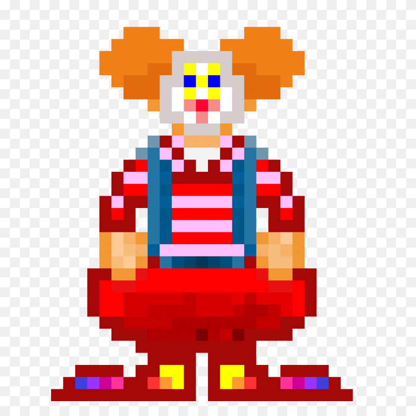 2048x2048 V - Clown Wig PNG