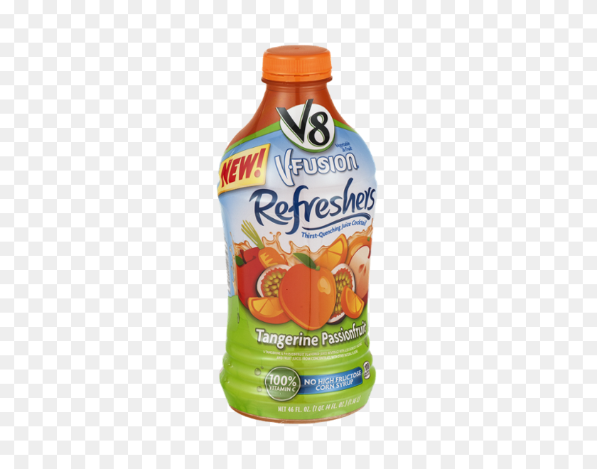 600x600 V Fusion Tangerine Passionfruit Vegetable Fruit Juice - Juice Splash PNG