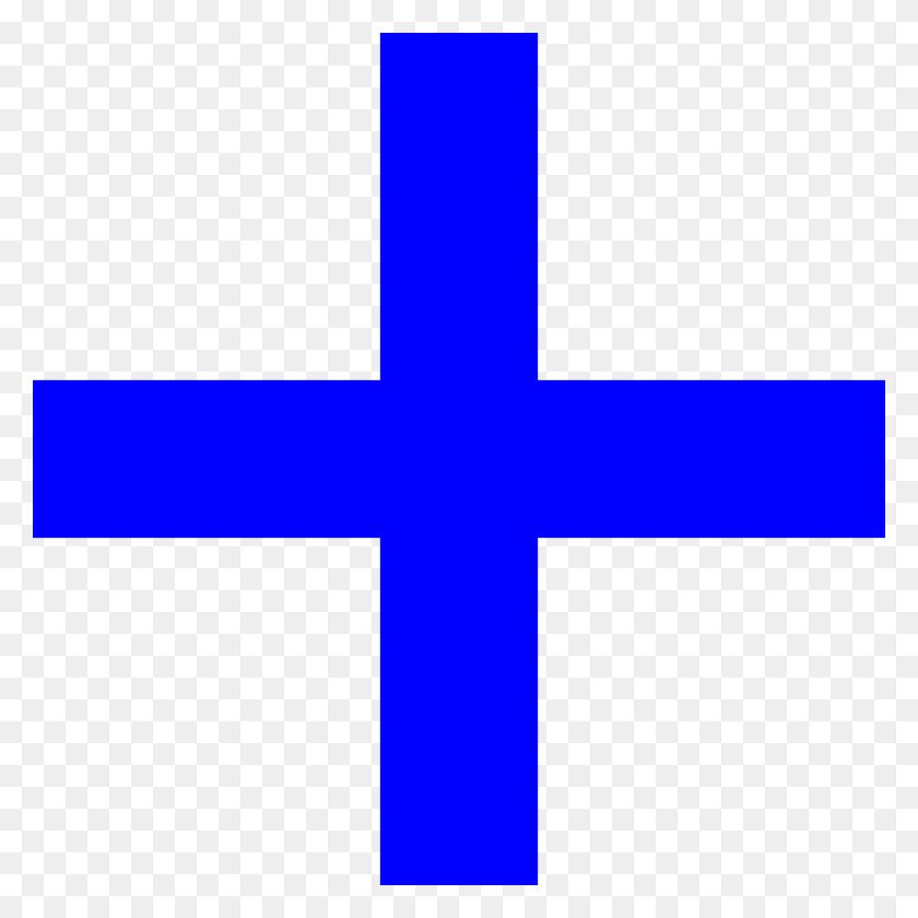 2400x2400 Va Greek Cross Icons Png - Blue Cross PNG