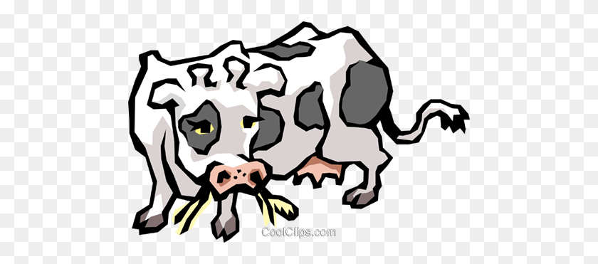 480x311 Vaca Livre De Direitos Vetores Clip Art - Vaca Clipart
