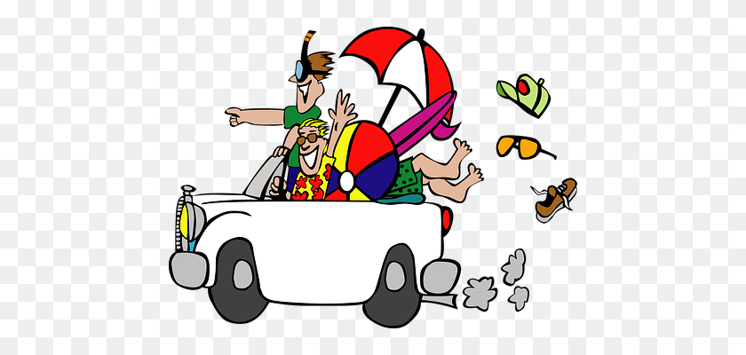 460x340 Vacation Clipart Fast Car - Fast Car Clipart