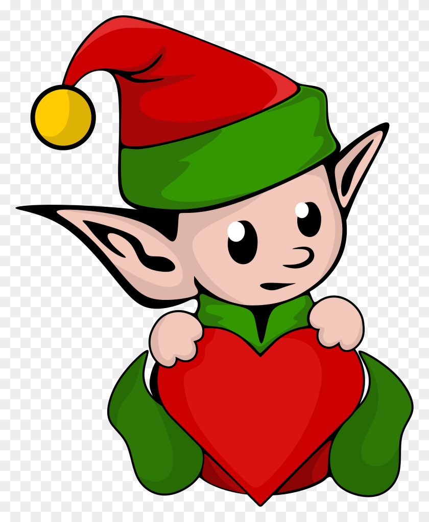 1950x2400 Valentine Elf - Pixabay Clipart