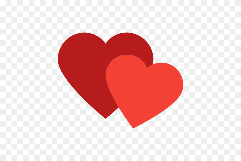 500x500 Valentine Heart Icons - Heart Vector PNG