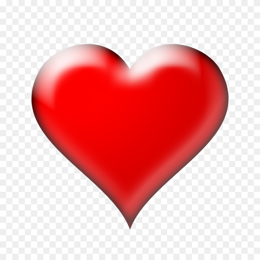 900x900 Valentine Heart Png Transparent Background Image Download Png - Red Heart PNG