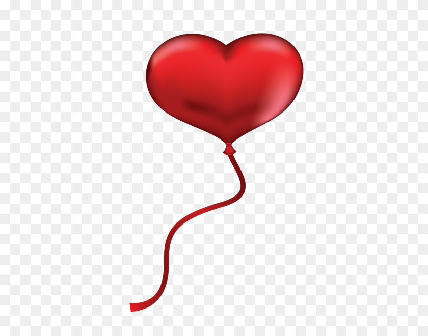 466x600 Valentine Love Heart, Heart Balloons, Balloons - Heart Outline Clipart