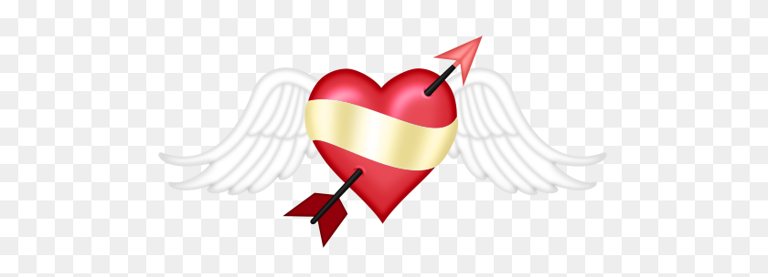 505x244 Valentine Small Heart - Corazon Clipart