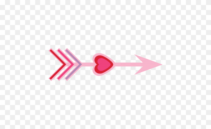 456x456 Valentine's Clip Art - Heart Arrow Clipart