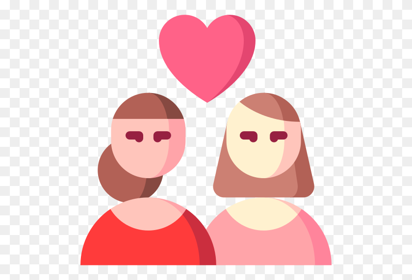 512x512 Valentines Couple Png Icon - Couple PNG