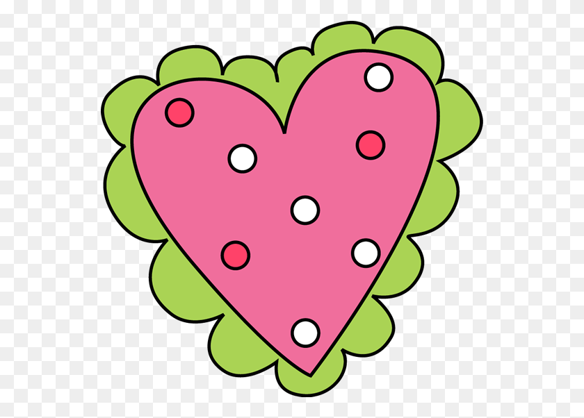 550x542 Valentine's Day Clip Art - Scribble Heart Clipart