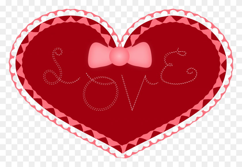 2400x1598 Valentine's Day Clipart Big Heart - Valentine Owl Clipart