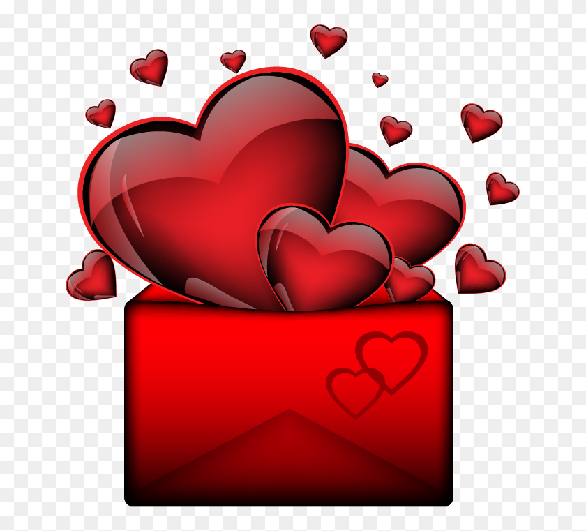 666x701 Valentines Day Clipart Mail - Free Valentines Day Clipart