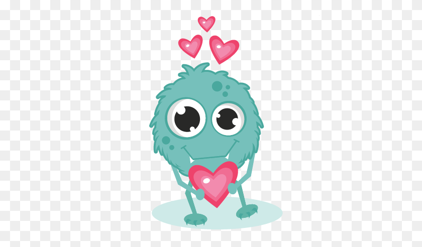 432x432 Valentine's Day Clipart Monster - Animated Valentines Clipart