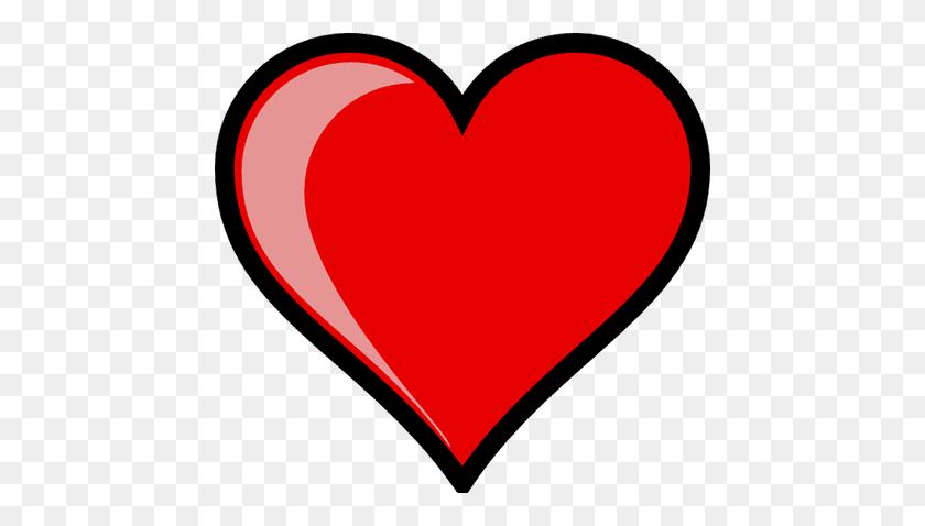 450x418 День Святого Валентина Бесплатные Картинки Посмотреть На День Святого Валентина Картинки - Сердце Свиток Клипарт
