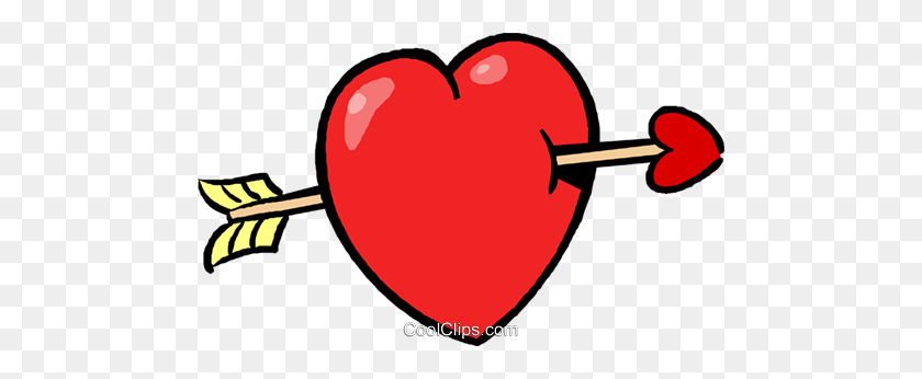 480x286 День Святого Валентина Сердце И Стрелка Клипарт Клипарт - Сердце И Стрелка