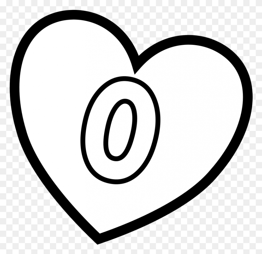 821x795 День Святого Валентина Hearts D Алфавит На Раскраски - День Святого Валентина Черно-Белые Клипарт