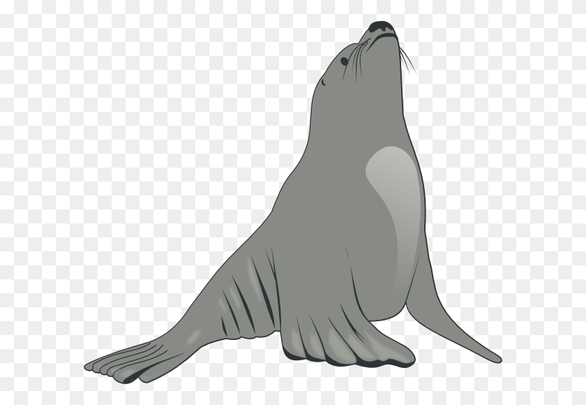 600x520 Valessiobrito Sea Lion Clip Art - Sea Otter Clip Art