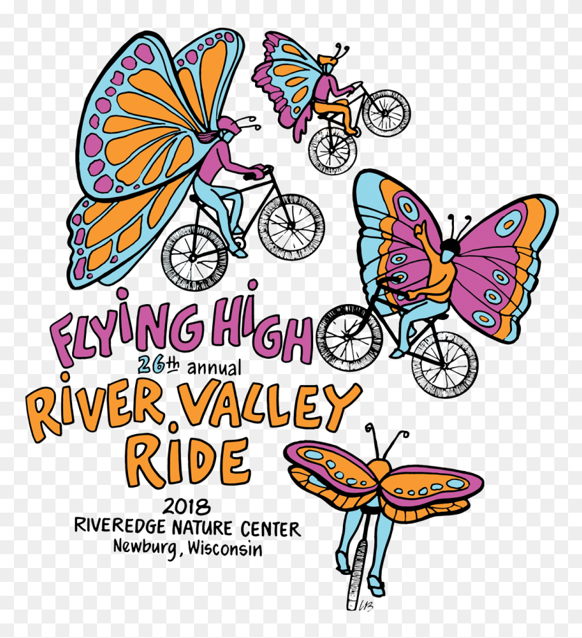 1087x1200 Valley Clipart Big River - Butterfly Net Clipart