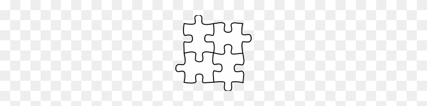 150x150 Valuable Puzzle Piece Coloring - Puzzle Pieces Clipart Black And White