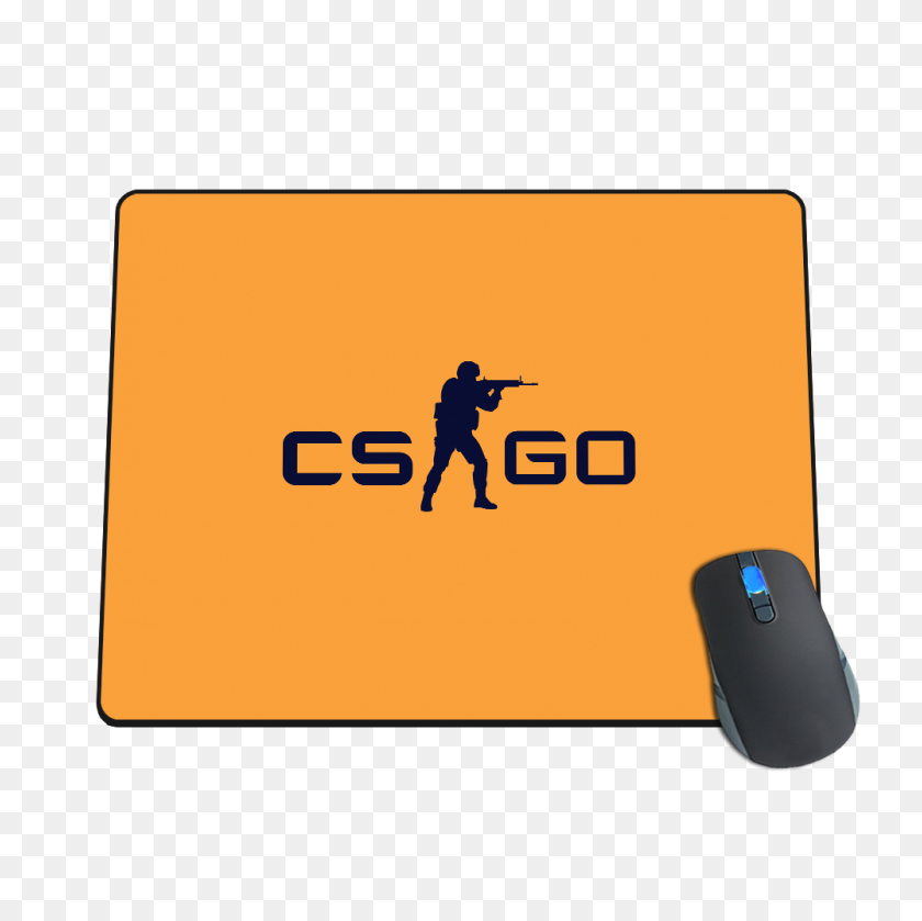 1000x1000 Valve Storecsgo Logo Mousepad Yellow - Csgo Logo PNG